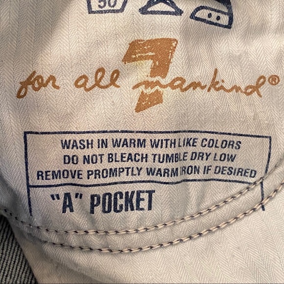 7 FAM 'A' pocket flare-leg Jeans - Picture 9 of 9